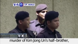 VOA60 World PM - A woman is arrested by Malaysian police in connection with the murder of Kim Jong Un's half-brother