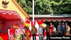 Penerima penghargaan bidang Seni dan Budaya dari Duta Besar RI di AS, 17 Agustus 2019. (Foto: Saroha USA)