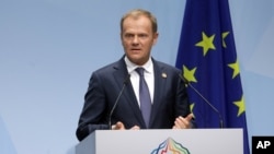 Presiden Uni Eropa Donald Tusk.