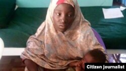 Amina Ali, qui avait 17 ans lors de son enlèvement, est la première rescapée de Chibok. Elle a été secourue dans la forêt de Sambisa.