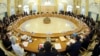 A general view of the round table meeting at the G-20 summit at the Constantine Palace in St. Petersburg, Russia, Sept. 5, 2013. 