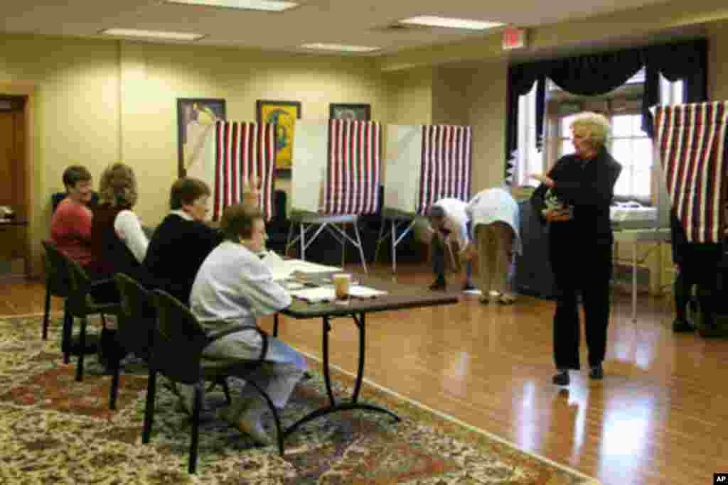 宾州盖底斯堡学院投票站