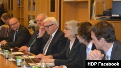 German FM Frank-Walter Steinmeier met with HDP