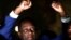 Zimbabwe's former vice president Emmerson Mnangagwa, who is to be sworn in to replace Robert Mugabe as president, addresses supporters in Harare, Zimbabwe, Nov. 22, 2017. 