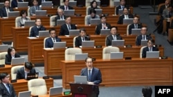 Le Premier ministre coréen Han Duck-soo assiste à une session plénière, Séoul, le 11 décembre 2024. 