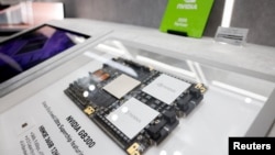 英伟达GB300芯片在台湾年度Computex展会上展示。(2026年6月2日)
