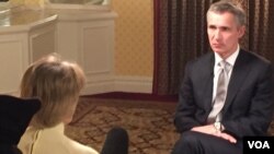 Generalni sekretar NATO-a Jens Stoltenberg Vašington, 26. mart, 2015.