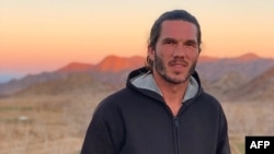 An undated photo of Benjamin Briere obtained from the Twitter account of Briere's lawyer, Saeid Dehghan. Iran freed Briere on Friday.