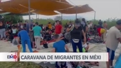 Migrantes enfrentan frío y fuertes vientos en su paso por México