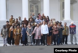 Presiden Jokowi bertemu dengan sejumlah tokoh, salah satunya membahas UU KPK. (Foto: presidenri.go.id)