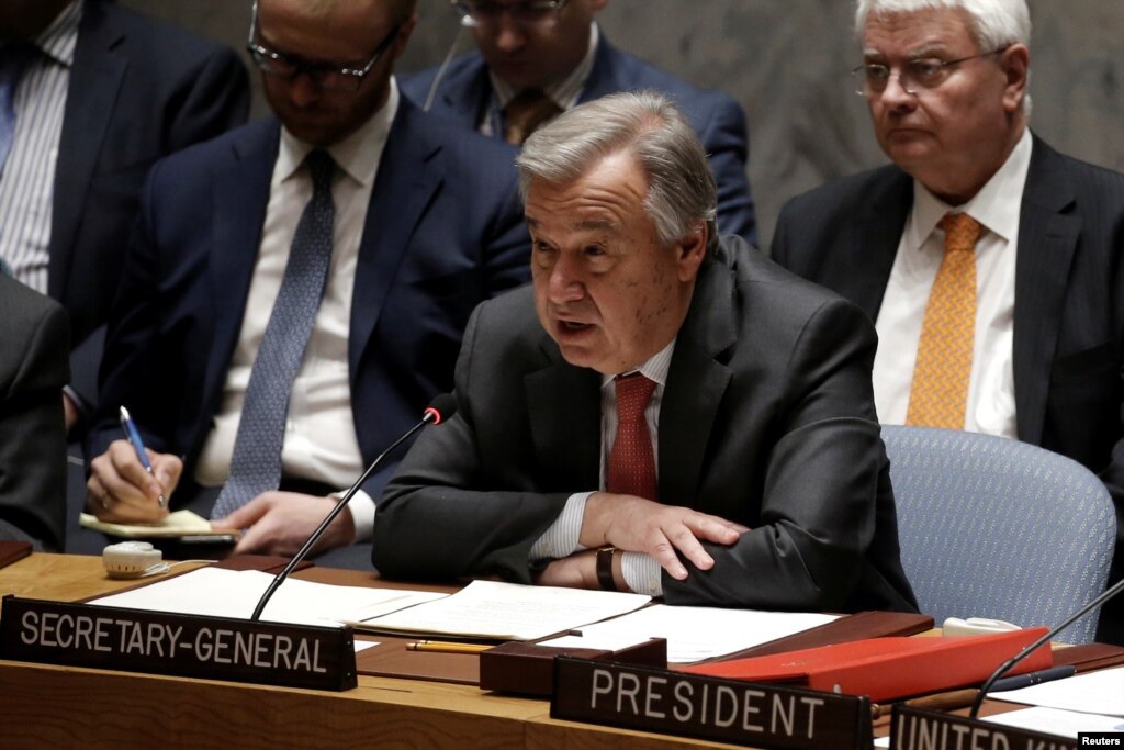 UN Secretary-General Chastises South Sudan's Leaders for Humanitarian Crisis - Voice of America