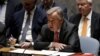 United Nations Secretary-General Antonio Guterres addresses a meeting of the U.N. Security Council on South Sudan at U.N. headquarters in New York City, March 23, 2017. 