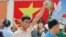 Người đàn ông tại một cuộc biểu tình chống Trung Quốc ở thành phố Hồ Chí Minh, Việt Nam, ngày 18/5/2014. (Ảnh minh họa)