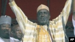 Mallam Ibrahim Shekarau a lokacin da ya zama dan takarar jam'iyyar ANPP a birnin Abuja, 15 Jan 2011.