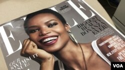 Maria Borges, top model angolana faz marco histórico como primeira africana a ser capa da ELLE no século XXI.