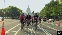 Bike lanes opened recently on Pennsylvania Avenue, the wide boulevard that runs from the White House to the US Capitol.