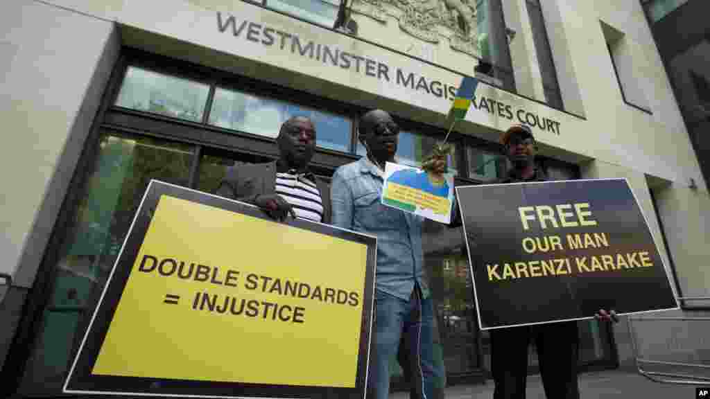 Britain Rwanda Arrest