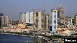 Vista panorâmica da baía de Luanda