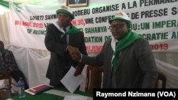 Pierre Claver Nahimana arongoye sahwanya Fodebu n'umushingamateka Norbert Ndihokubwayo ari mu bagarutse muri Sahwanya Frodebu 