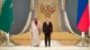 دیدار رسمی ملک سلمان پادشاه عربستان سعودی با ولادیمیر پوتین رئیس جمهوری روسیه در کاخ کرملین، مسکو - ۱۳ مهر ۱۳۹۶ 