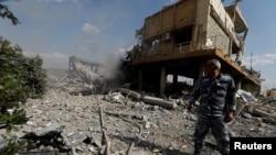 دمشق: تباہ ہونے والا ’مرکز برائے سائنسی تحقیق‘