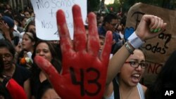 Las protestas y la indignación del pueblo mexicano no se hicieron esperar tras la desaparición de los estudiantes.