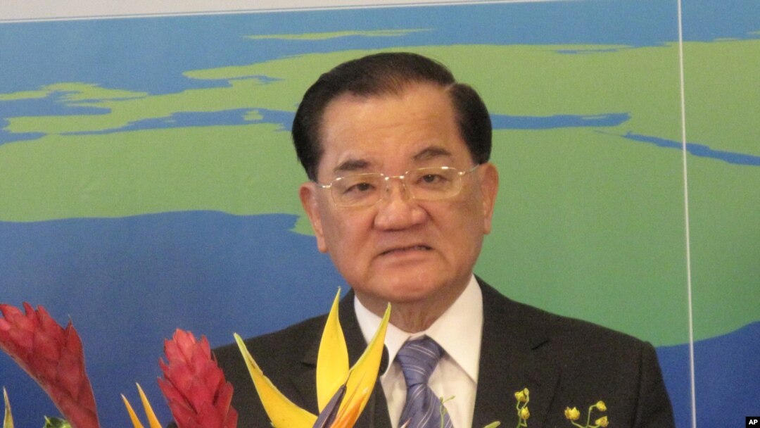 連戰在檀香山召開國際記者會說明連胡會內容