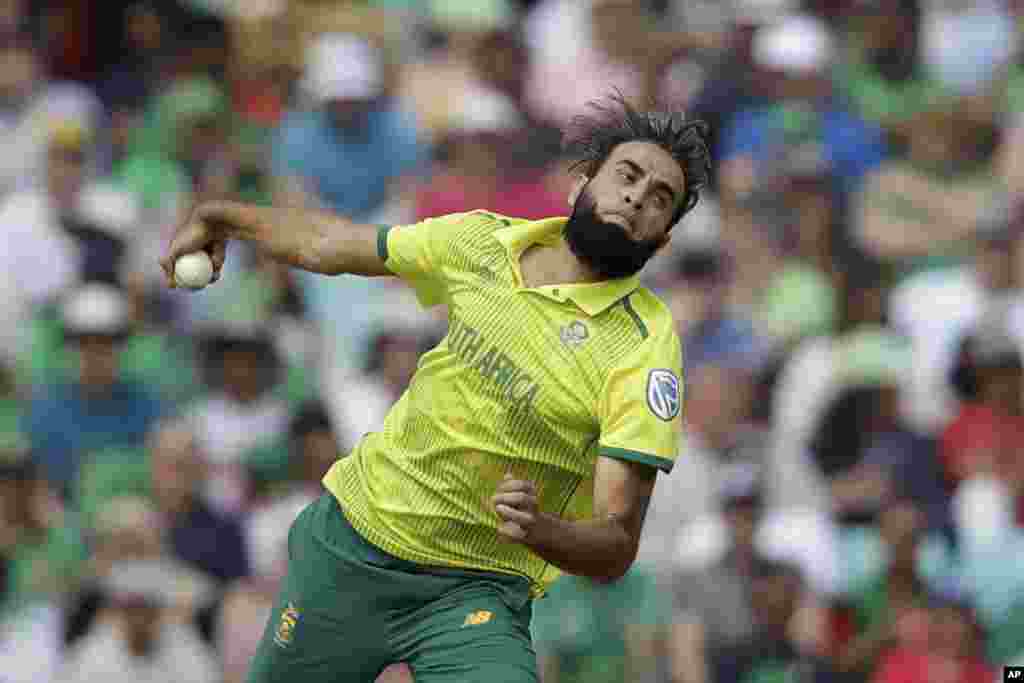 عمران طاهر یکی از بازیکنان تیم افریقای جنوبی