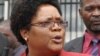 FILE - Joice Mujuru's political future is uncertain after her ouster this week as Zimbabwe's vice president. 