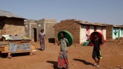 File: Eritrean refugee children walk within Mai-Aini refugee camp near the Eritrean boarder in the Tigrai region in Ethiopia February 10, 2016.