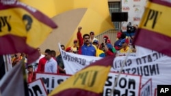 El presidente de Venezuela aseguró que las posibles sanciones departe de EE.UU. contra funcionarios de su gobierno no detendrán su proyecto socialista.