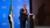 Sudanese Prime Minister Abdalla Hamdok speaks during a press conference in Khartoum, Feb. 8, 2021. 