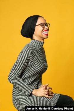 Makkah Ali, co-host and Executive Producer of the "Identity Politics" podcast.