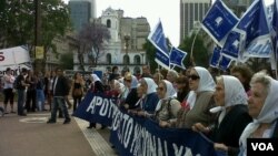 La presidenta de la fundación Hebe de Bonafini se defendió y se mostró conforme por la detención.