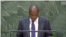 Alpha Condé, le président de la Guinée, le 25 septembre 2019.