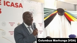 Zimbabwe officials speaking at largest HIV/AIDS conference on the continent, the International Conference on AIDS and STIs in Africa (ICASA) in December 2023 in Harare.