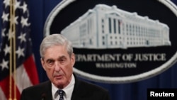 U.S. Special Counsel Robert Mueller makes a statement on his investigation into Russian interference in the 2016 U.S. presidential election at the Justice Department in Washington, May 29, 2019. (REUTERS/Jim Bourg) 