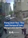 Puing Jatuh Tiba-Tiba Saat Gempa di Turki, Warga Lolos dari Maut