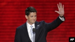 Paul Ryan prononçant son discours