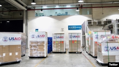 USAID cung cấp 100 máy thở cho Việt Nam, ngày 16/09/2020. USAID Vietnam Twitter.