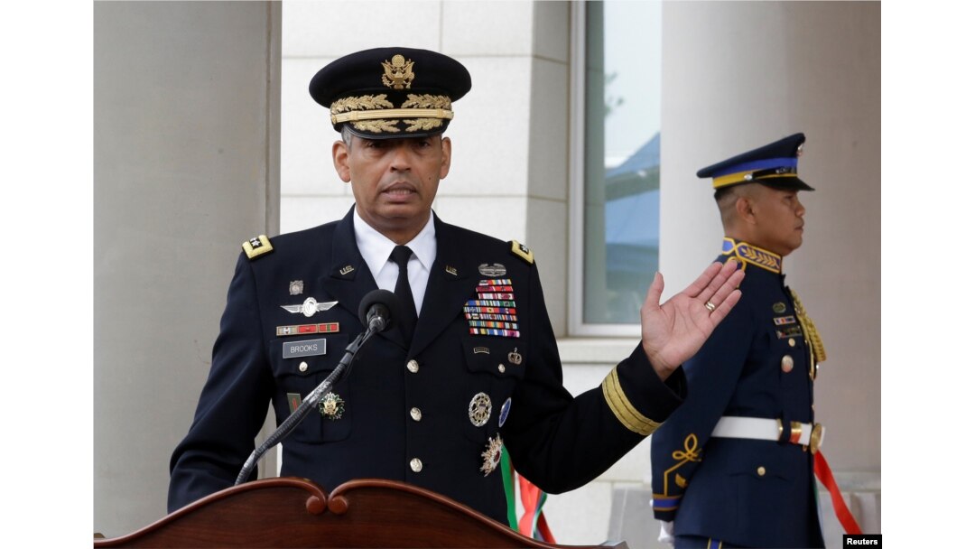 Komandan Pasukan Amerika di Korea dan pasukan Komando Korea PBB Jenderal Vincent Brooks di Camp Humphreys, Pyeongtaek, Korea Selatan. (Foto: dok).