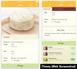Cheese and Wine app