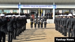 30일 한국 해군 1함대사령부가 강원 동해시 동해군항 연병장에서 정안호 1함대사령관 주관으로 1해상전투단 창설식을 했다.