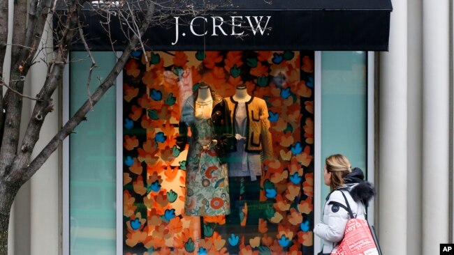 申请破产的服饰零售品牌店J. Crew