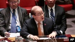 류제이 유엔 주재 중국대표부 대사 (자료사진)