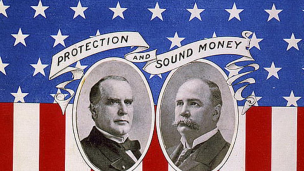 Why did William McKinley win the election of 1896?