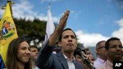 Uwutavuga rumwe n'ubutegetsi bwa Venezuela Juan Guaido yitangaje ko ariwe Perezida w'Igihugu.