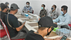 Sepuluh mantan warga binaan Lapas melaporkan kasusnya ke Ombudsman RI Kantor Perwakilan Yogyakarta, Senin (1/11). (Foto: Courtesy/Ombudsman DIY)