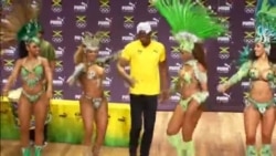 JO 2016 : Usain Bolt sur scène avec des danseuses brésiliennes