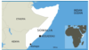 FILE - Map of Somalia.